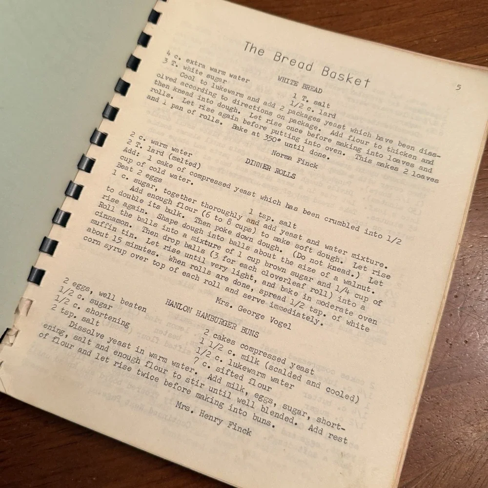 Immanuel Lutheran Church Cookbook Greenfield Iowa Recipes VTG 1963 READ